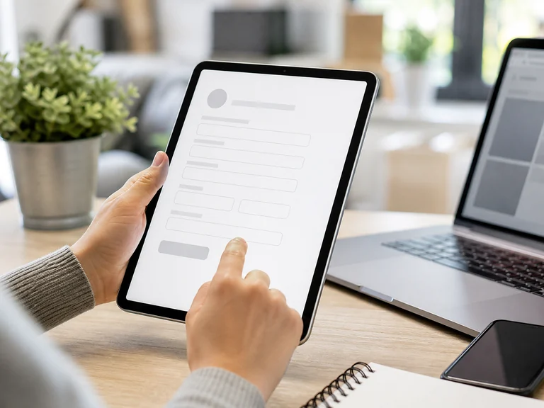 Online application process for the Lifeline free tablet program